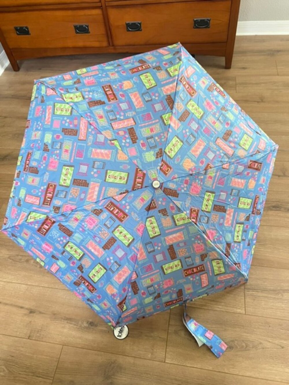 Totes Signature SunGuard Umbrella Eco Friendlyt Sun Protection Candy 08705